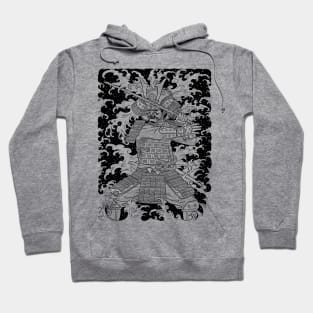 Ink Samurai wave Hoodie